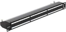 DeLock 19” Patch Panel / 24 Port / Cat.6A / čierna (43320)