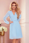 Dámske šaty Isabelle 313-10 Light Blue - Numoco M světle modrá