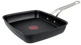 TEFAL Jamie Oliver Cooks Classic čierna / Grilovacia panvica / 23×27 cm / liaty hliník / keramický povrch (E24541)