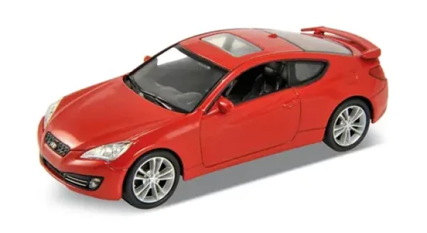 Welly Hyundai Genesis Coupé (2009) 1:34 červený