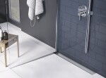 Laveo - Basso - sprchový žľab nástenný 60 cm, nerez COB_261D
