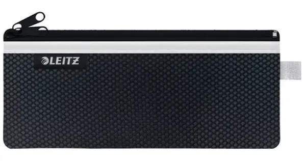 Leitz Wow Dvojité textilné vrecko M čierna / Nylonová sieťovina / 210 x 85 mm (40120095)