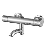 REA - Sprchová sada s termostatom LUNGO Diamond - Chrome REA-P5961