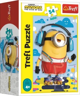 Trefl Puzzle Mimoni: Na korčuliach