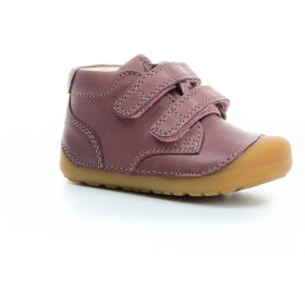 Bundgaard Velcro Dark Rose (Petit) členkové barefoot topánky 20 EUR