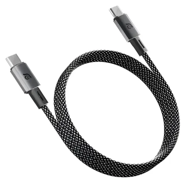 Adam Elements CASA MS100 čierna / Magnetický kábel / USB-C - USB-C / 60W / 1 m (ACBADMS100BK)