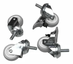 Equip kolieska pre čajky ECO/Pro-Mount strieborná / Kolieska / 19" / sada 4 ks (EZW-1)