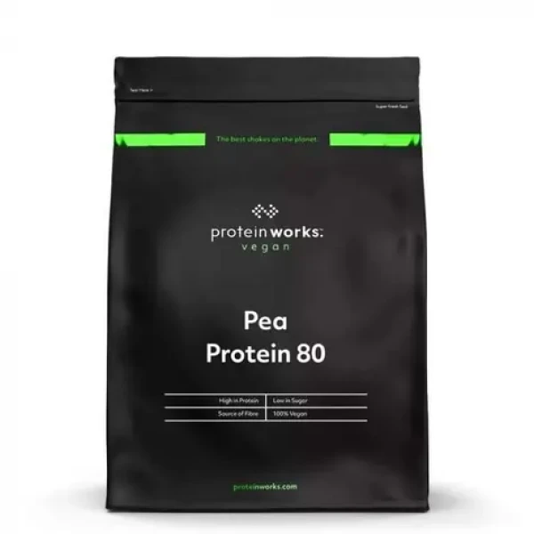 Hrachový proteín 80 - The Protein Works (bez príchuti, 1000 g) (39721-2-1000g-unflavored)