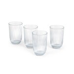 KÄHLER Pohár na vodu Hammershøi Clear 370 ml - set 4 ks