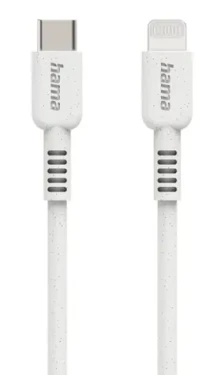 HAMA 187284 Eco MFi kábel USB-C 2.0 (M) - Lightning (M) 1.0m biela (187284)