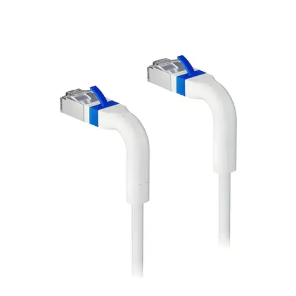 Lanview Cat6a Slim Bendable biela / Sieťový kábel / U/FTP / RJ-45 / 5 m / LSZH (LV-6AFTP-FLEX-ANG-05W-S)