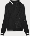 Čierna dámska bunda typu bomber (16M9070-392) odstíny černé XXL (44)