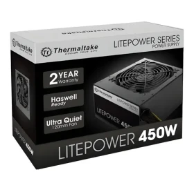 Thermaltake Litepower II čierna / Napájací zdroj / 450 W / aktívny PFC / 120mm ventilátor (PS-LTP-0450NPCNEU-2)