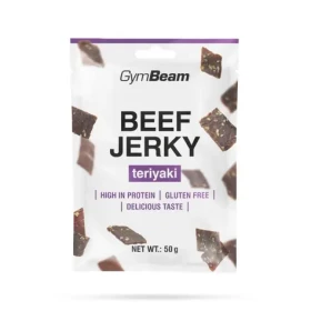 Sušené mäso Beef Jerky - GymBeam (teriyaki, 50 g) (35542-6-50g-teriyaki)