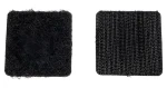 Velcro Nalepovacie príchytky suchý zips čierne / Príchytky so suchým zipsom / 25 mm / 24 ks (VEL-EC60236)