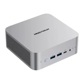 Minis Forum M1 Pro-285H barebone strieborná / Intel Core Ultra 9 285H 2.9GHz / 2x DDR5 až 64GB / 2x SSD slot M.2 2280 (M1 Pro-285H)