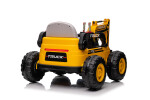 Mamido Mamido Detský elektrický bager CAR-26B žltý | 4x4 | RC 2.4Ghz | EKO koža | 12V10Ah