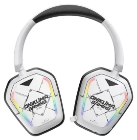 ONIKUMA BT883 biela / Herné slúchadlá / 2,4G / Bluetooth 5.4 / USB-C / RGB (GT883)