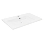 Nábytkové umývadlo SAT B-Way 81x46 cm otvor pre batériu uprostred SATBWA8046 SATBWA8046