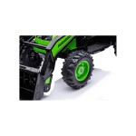 Mamido Detský elektrický traktor s lopatou zelený