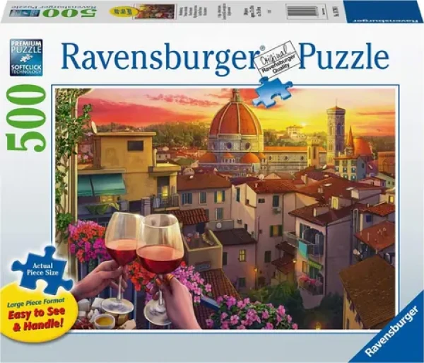 Ravensburger Puzzle Útulné miesta: Terasa vo Florencii XXL