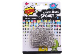 Sponka kancelárska 60 ks, 28 mm, TOTO, W834600