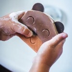 Almara Soap Designové mydlo pre deti My Happy Bear - čučoriedka
