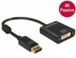 Delock adaptér Displayport 1.2 samec lt;-gt; DVI samica 4K / pasívne / čierny (62601)