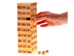 Mamido Drevené kocky JENGA KÝVAJÚCE SA VEŽA GR0189