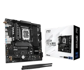 ASRock B860M Pro-A WiFi / B860 / LGA 1851 / 4X DDR5 / PCIEx 16 / 2.5 GLAN / Wi-Fi / mATX (90-MXBRS-A0UAYZ)