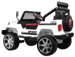 Mamido Elektrické autíčko Jeep Raptor 4x4 biele