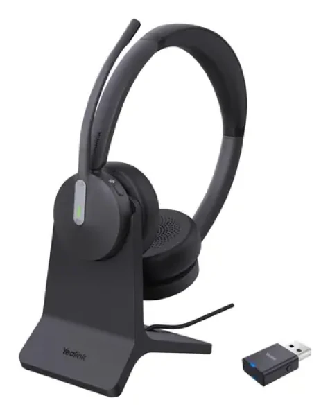 Yealink WH64 Dual / Stereo náhlavná súprava / On-ear / mikrofón (WH64 HYBRID DUAL WITH CHARGING STAND TEA)