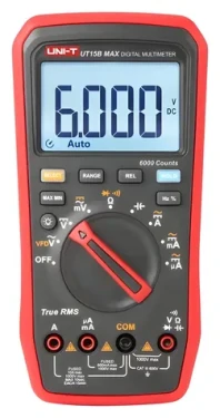 UNI-T UT15B MAX / Multimeter / True RMS / 1000 V / 10 A / CAT III 600 V (UT15B MAX)