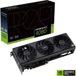 Asus ProArt GeForce RTX 4080 SUPER OC 16G / 2295-2640 MHz / 16GB GDDR6X / 256Bit / 1x HDMI + 3x DP / 320W (16) (90YV0K90-M0NA00)