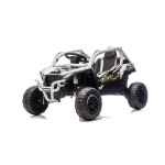 Mamido Detské elektrické autíčko Buggy Kawasaki TERYX KRX1000 24V sivé