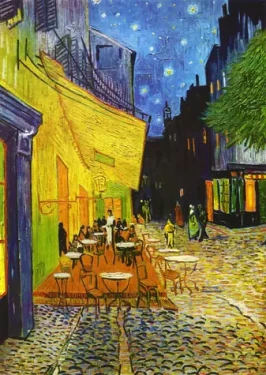 ENJOY Puzzle Vincent Van Gogh: Terasa kaviarne v noci