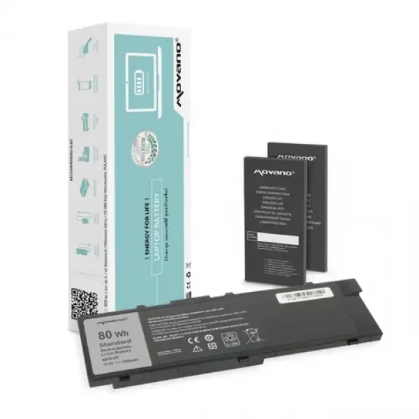 Batéria MFKVP pre DELL Precision 15 7510 a 17 7710 / Batéria pre notebook / 7000 mAh / 80 Wh (BT/DE-7710)