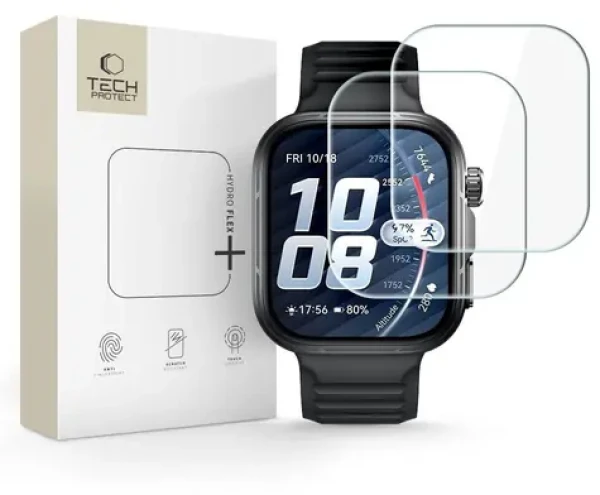 Tech-Protect Hydro Flex+ pre Huawei Watch Fit 5 Pro / Ochranná fólia / Hydrogélová / 2 ks
