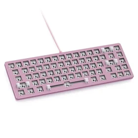 Glorious GMMK 2 Compact barebone ANSI ružová / herná 65% TKL / bez spínačov / USB-C / ANSI layout / RGB / 1.8m (GLO-GMMK2-65-RGB-P)