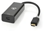 Nedis USB-C - Mini DisplayPort antracit / Redukcia / USB 3.2 Gen 1 / Pozlátené konektory / 0,2 m (CCBW64452AT02)
