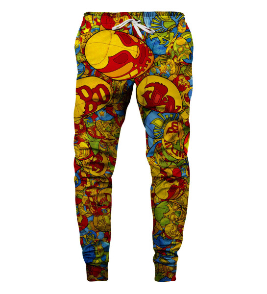 Tepláky Aloha From Deer Wrestlers SWPN-PC AFD767 Yellow