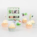 Meri Meri Sada na pečenie cupcakes Bunny Greenhouse 24 ks