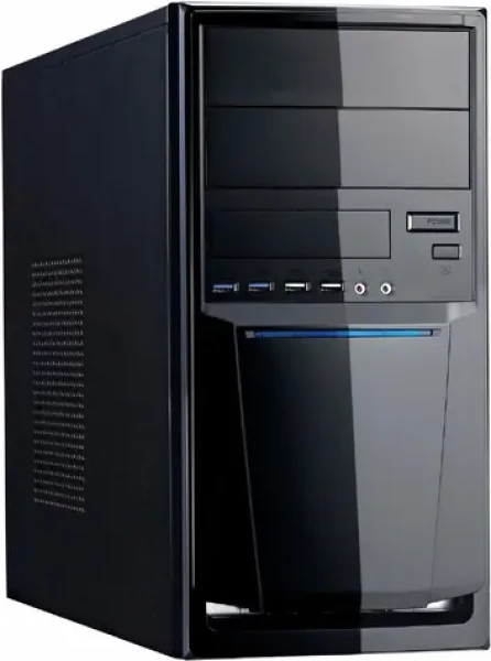 Linkworld 7271-23 čierna / Počítačová skriňa / Midi Tower / USB 3.0 / bez zdroja (7271-23)