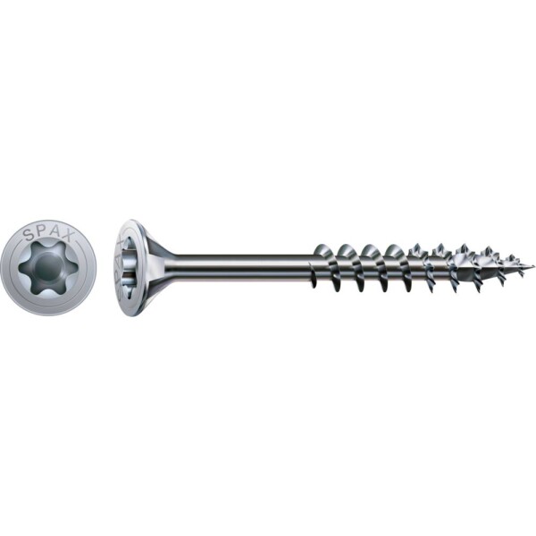 SPAX SPAX Seko-T-Tg 191010450705 skrutka do dreva 4.5 mm 70 mm Torx, vnútorná korunka šesťhranná ocel glavanizované zinkom 500 ks; 0191010450705