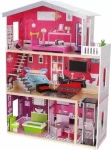 ECOTOYS Domček pre bábiky Malibu s vybavením