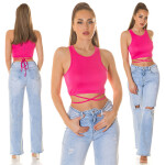 Sexy Koucla Musthave Crop Top pink Einheitsgroesse