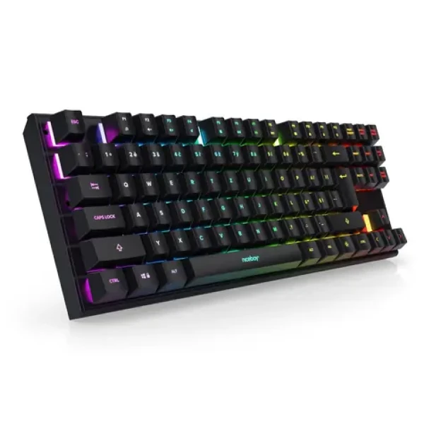 Niceboy K310X čierna / herná klávesnica / OUTEMU Blue / RGB podsvietenie / USB / 1.5m / CZ layout (oryx-k-310-x)