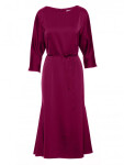 Dámske šaty K177 burgundy - Makover S