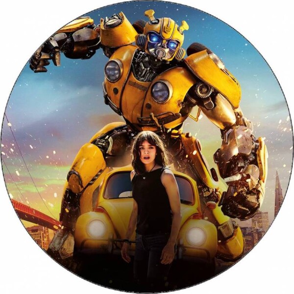 Jedlý papier Transformers Bumblebee v akcii 19,5 cm - Pictu Hap - Pictu Hap
