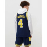 Mitchell Ness NCAA Swingman Road Jersey Michigan1991 Chris Webber SMJY4437-UMI91CWEASBL Mr